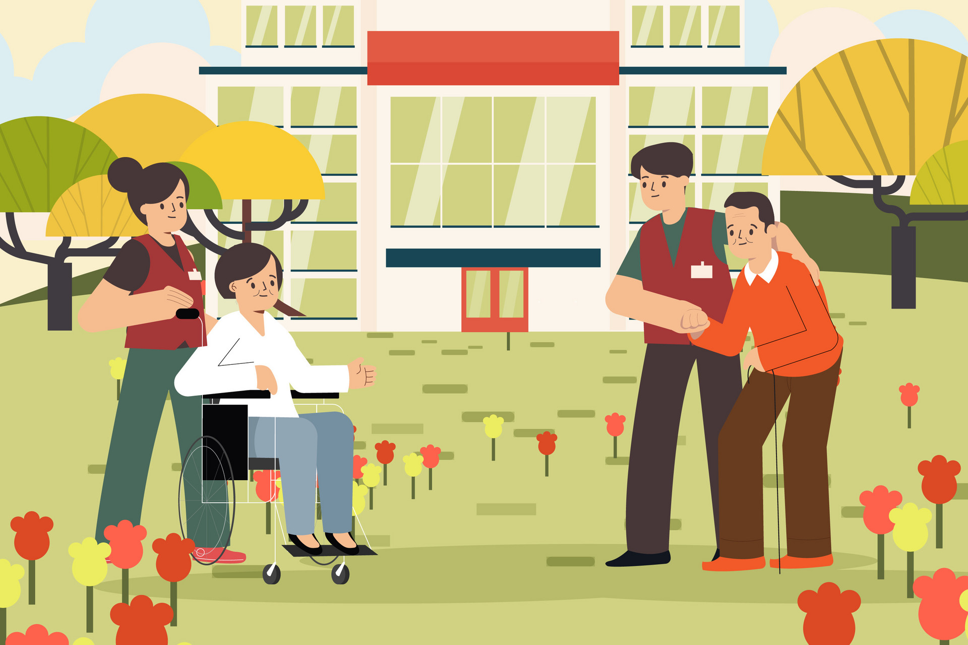 摄图网_402681119_志愿者日社区服务(企业商用)